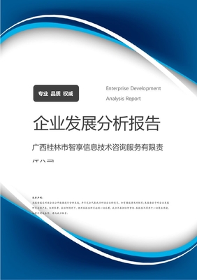 廣西桂林市智享信息技術(shù)咨詢(xún)服務(wù)有限責(zé)任公司企業(yè)發(fā)展分析報(bào)告